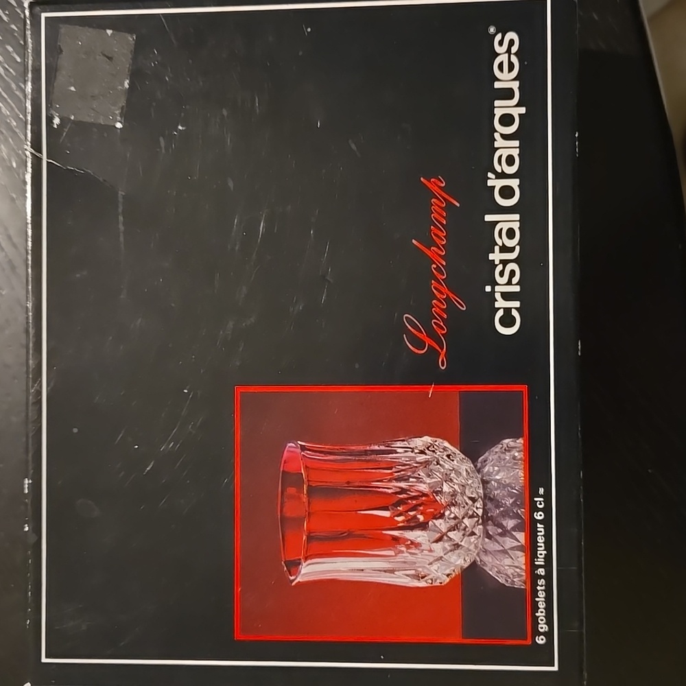 Longchamp Crystal Shot Glases